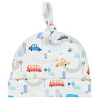 طقم أولاد أفرول بطبعة باللون الأبيض, 1, hi-res